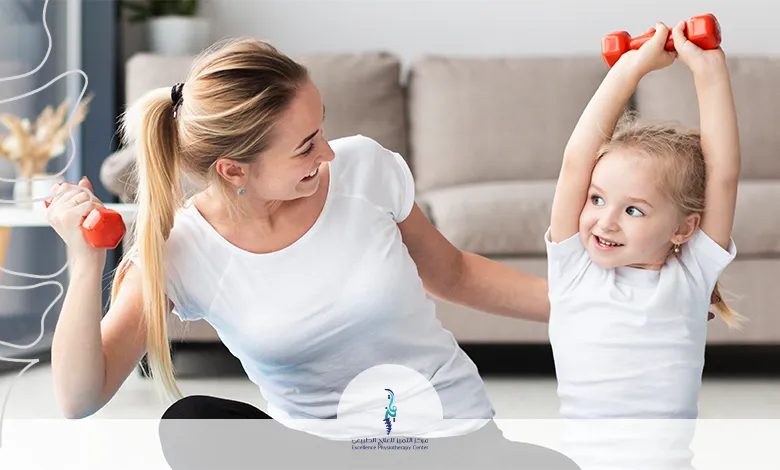 تقوية العضلات للوالدة