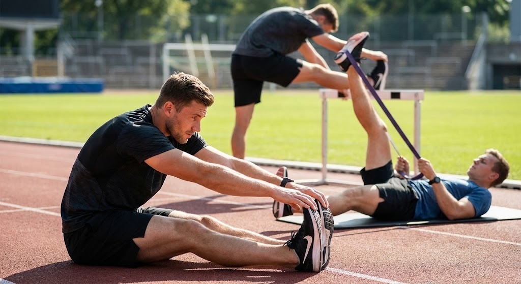 تمارين إطالة أوتار الركبة لزيادة المرونة وتقليل الآلام