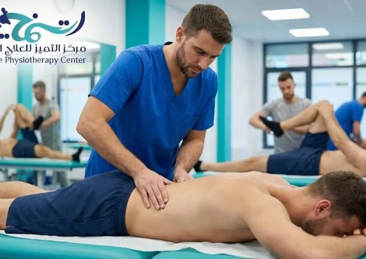 جلسات علاج طبيعى على الظهر