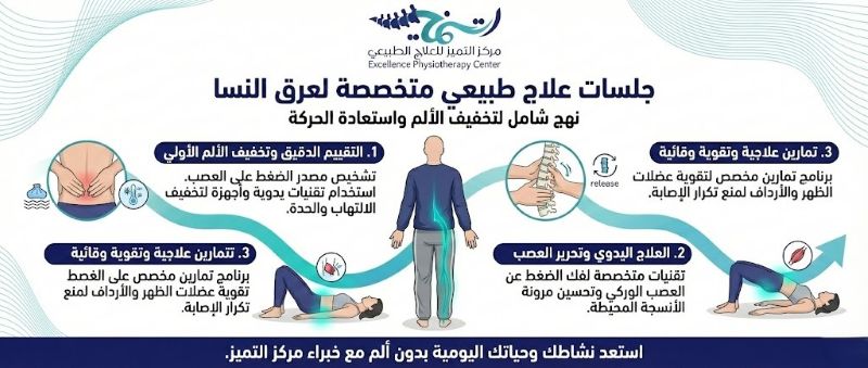 جلسات علاج طبيعي عرق النسا