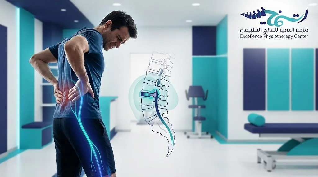 ما الفرق بين عرق النسا والانزلاق الغضروفي