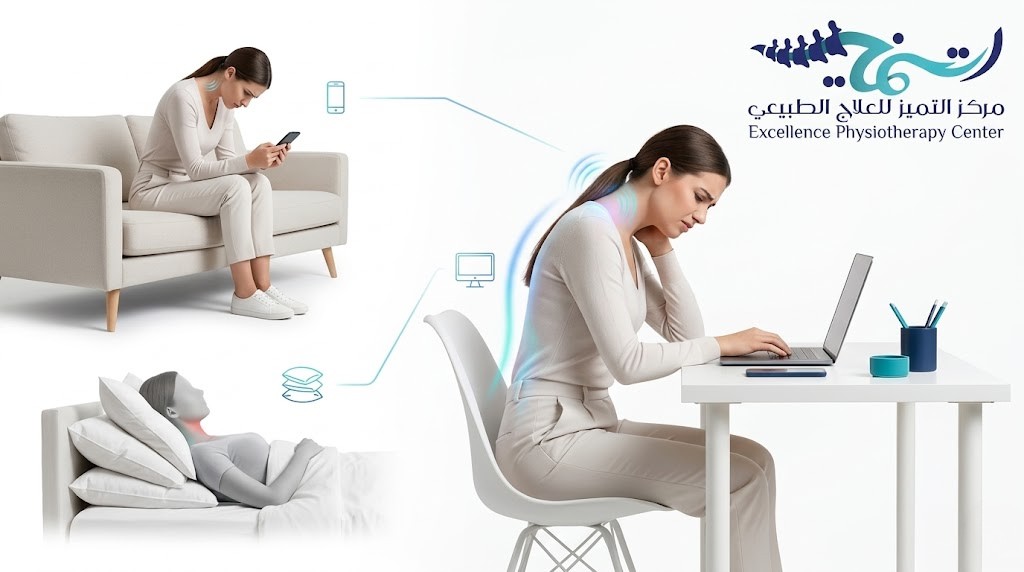 ما الأخطاء الشائعة التي تزيد من خشونة الرقبة؟