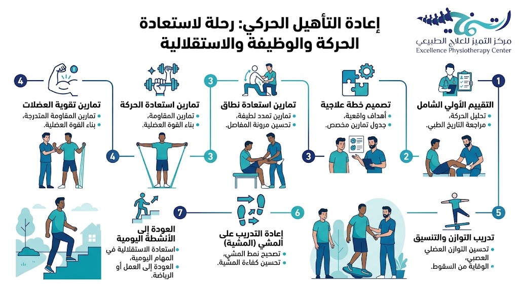 تقنيات وتمارين إعادة التأهيل الحركي الحديثة