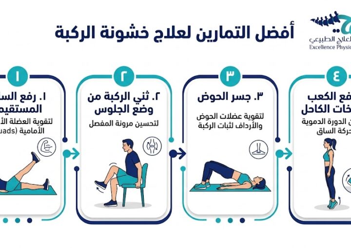 أفضل 6 تمارين لعلاج خشونة الركبة