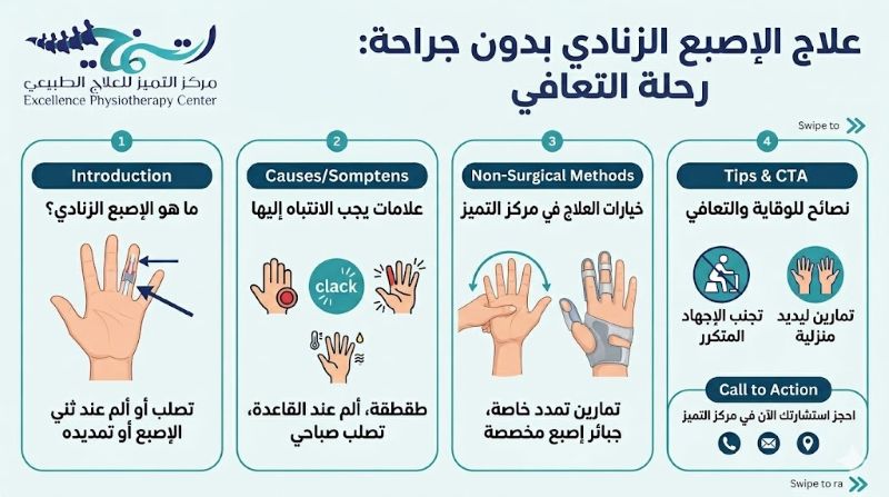 تمارين  علاج الإصبع الزنادي بدون جراحة