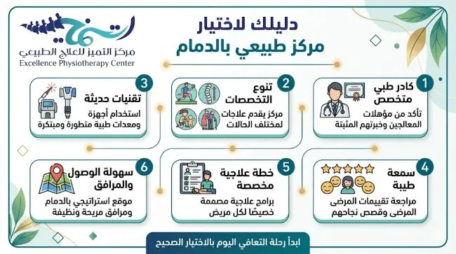 كيف تختار افضل مركز علاج طبيعي الدمام