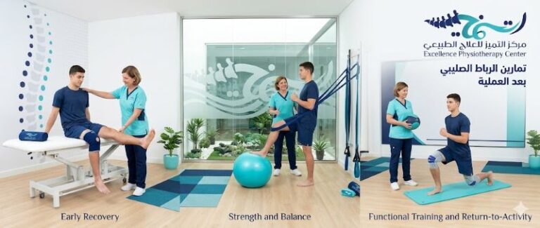 تمارين الرباط الصليبي بعد العملية — الدليل الكامل للتعافي أسبوعاً بأسبوع
