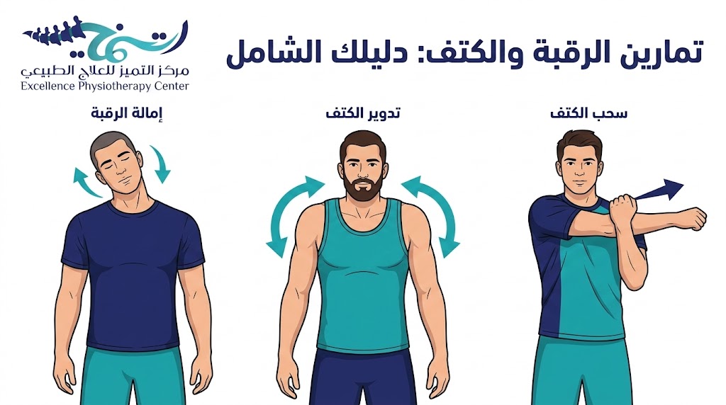 علاج آلام الرقبة بالدمام: الأسباب والأعراض وأفضل طرق العلاج الطبيعي