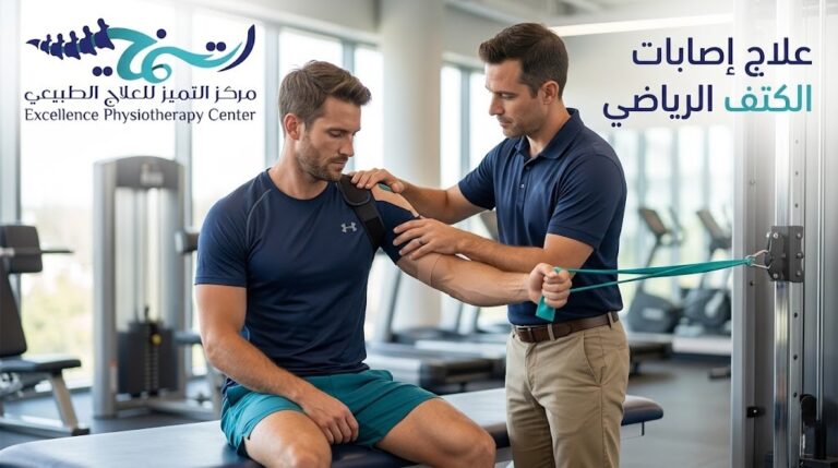 علاج إصابات الكتف الرياضية — دليل شامل من التشخيص حتى العودة للملعب