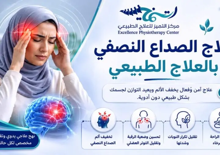 العلاج الطبيعي للصداع النصفي: نهج شامل لتقليل النوبات وتحسين جودة الحياة.