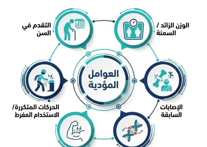 أسباب التهاب المفاصل العظمي
