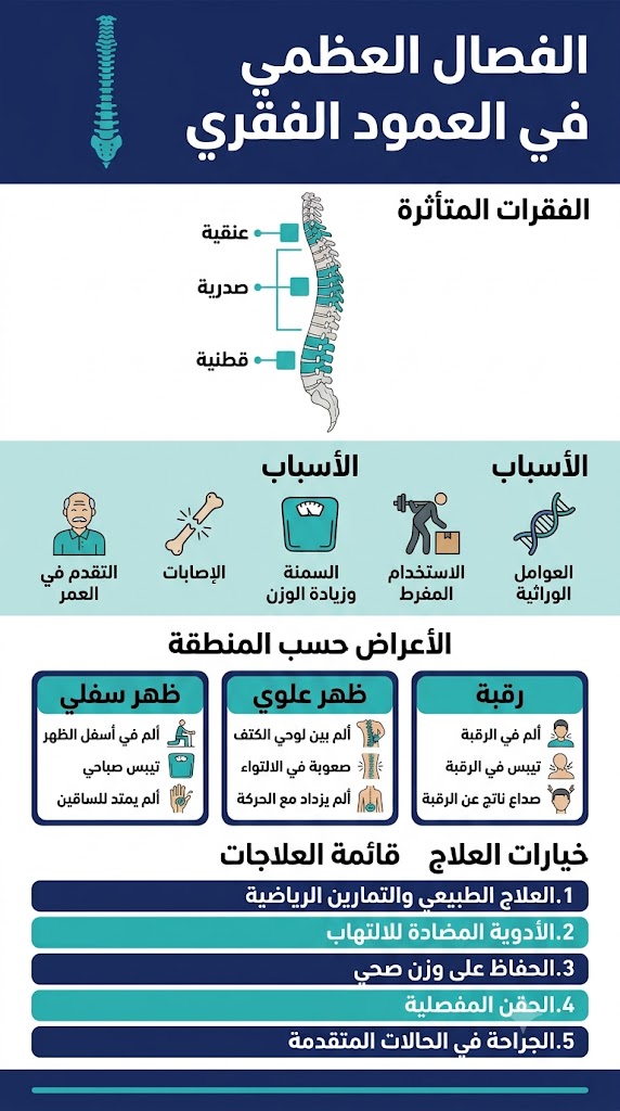 الفصال العظمي في العمود الفقري