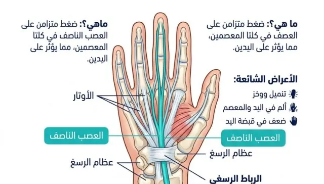 متلازمة النفق الرسغي الثنائية
