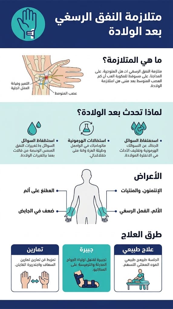 متلازمة النفق الرسغي بعد الولادة
