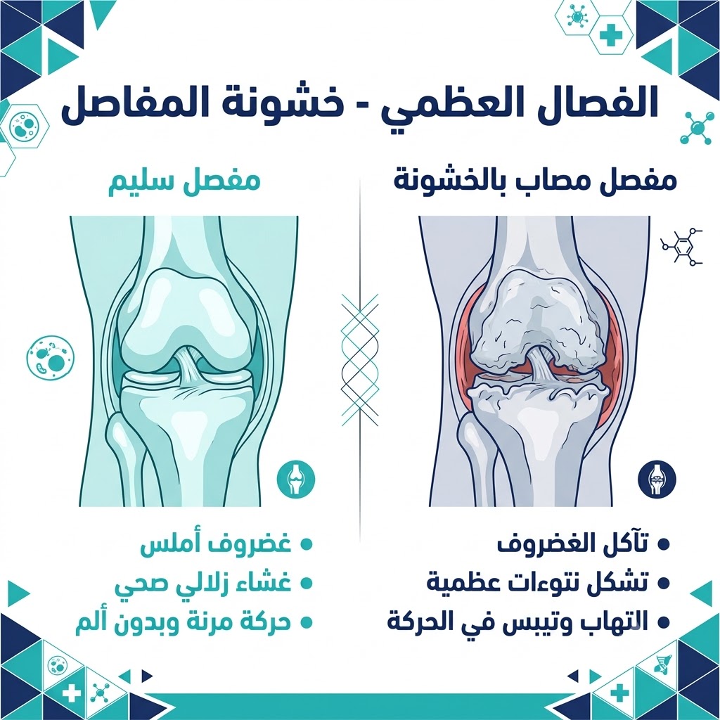 الفصال العظمي خشونة المفاصل