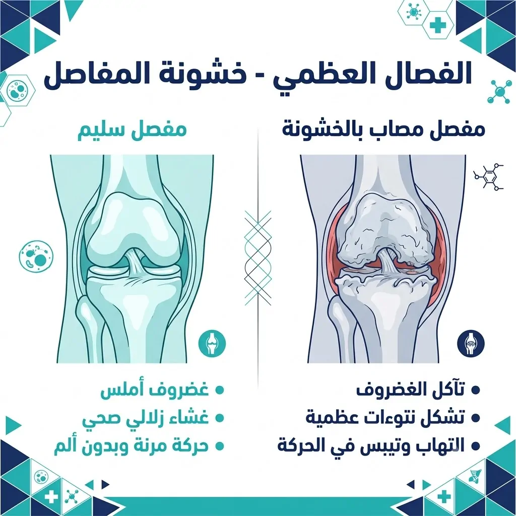 الفصال العظمي خشونة المفاصل