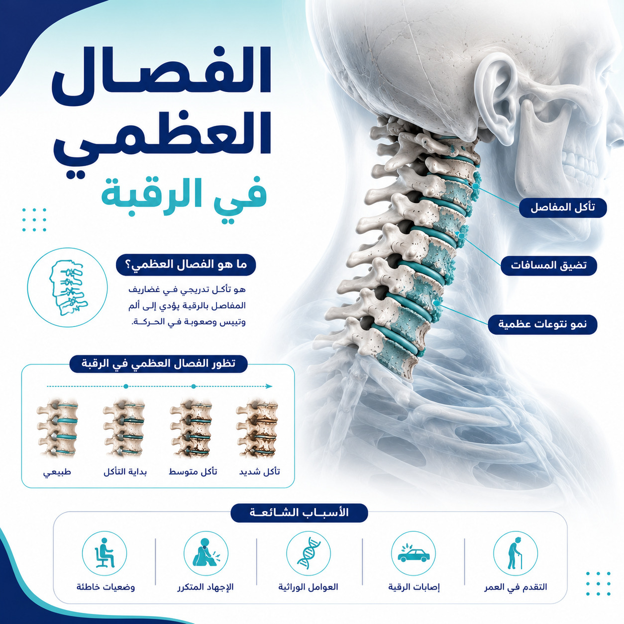 الفصال العظمي في الرقبة