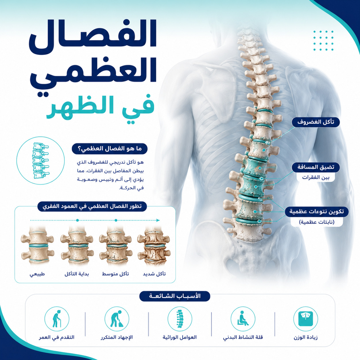 الفصال العظمي في الظهر
