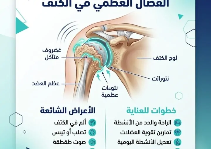 ما هو الفصال العظمي في الكتف؟