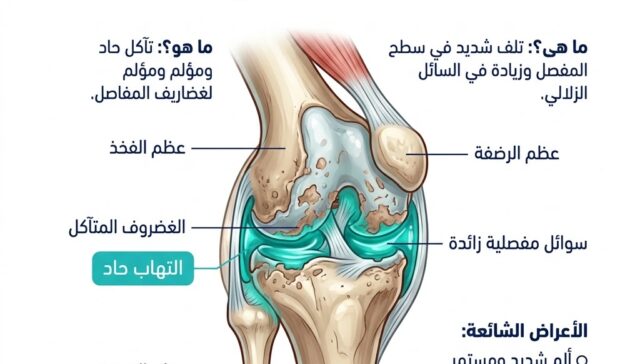 الفصال العظمي الحاد