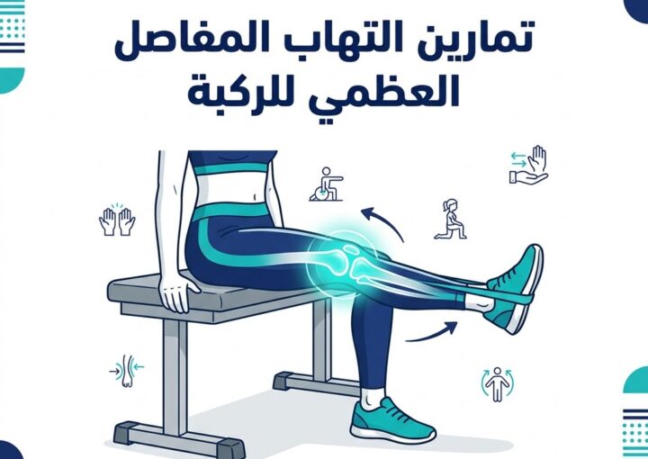تمارين التهاب المفاصل العظمي للركبة