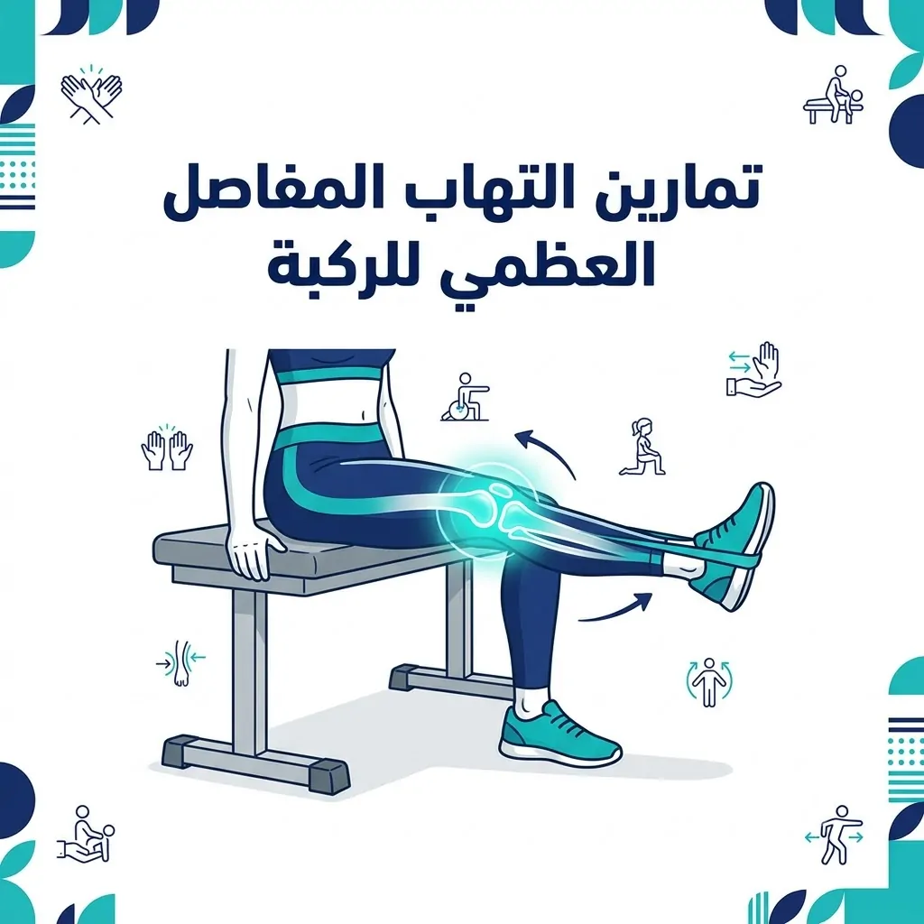 تمارين التهاب المفاصل العظمي للركبة