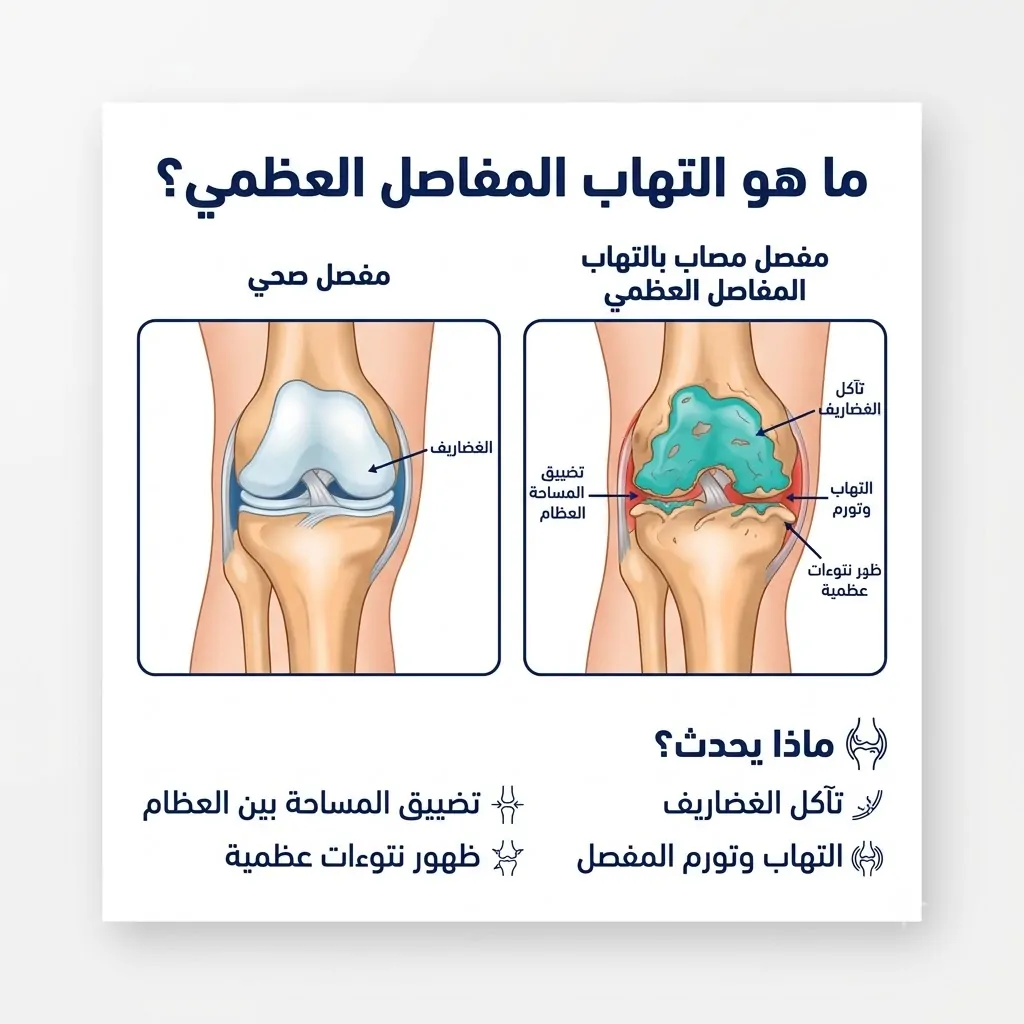 ما هو التهاب المفاصل العظمي؟ دليل شامل للتشخيص والعلاج والوقاية
