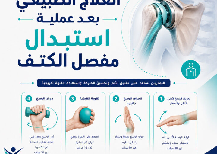 العلاج الطبيعي بعد عملية استبدال مفصل الكتف