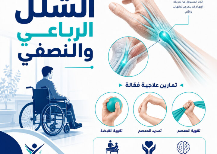 الفرق بين الشلل الرباعي والنصفي
