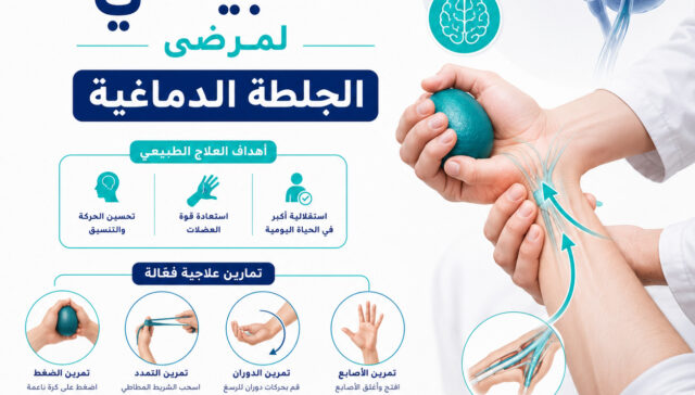 العلاج الطبيعي لمرضى الجلطة الدماغية