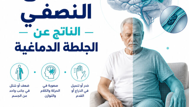 علاج الشلل النصفي الناتج عن الجلطة الدماغية