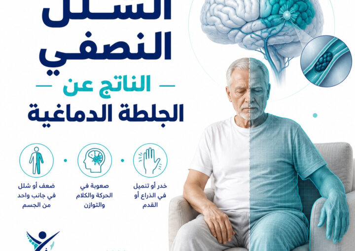 علاج الشلل النصفي الناتج عن الجلطة الدماغية