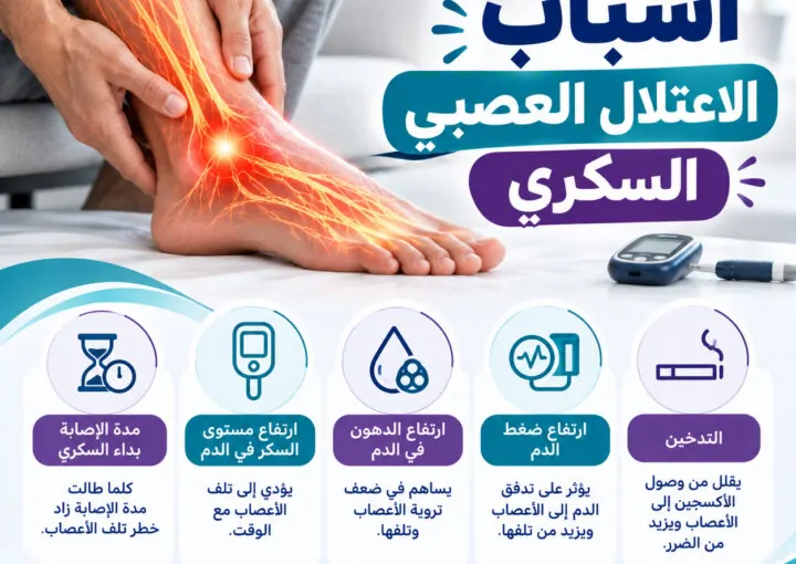 أسباب الاعتلال العصبي السكري: الأعراض والعوامل وطرق الوقاية