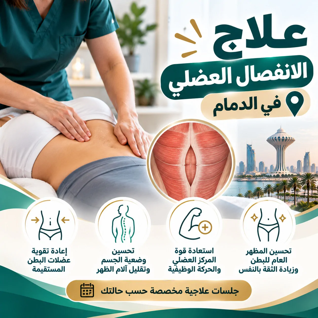 علاج الانفصال العضلي في الدمام