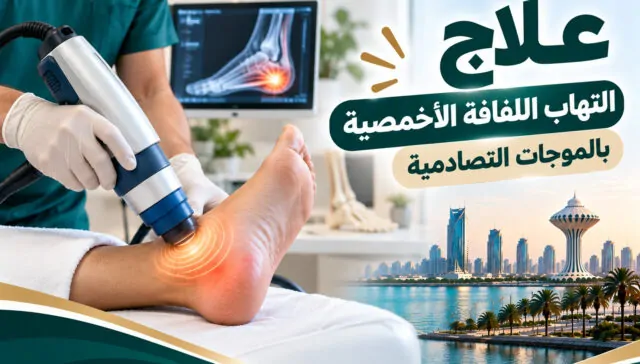 علاج التهاب اللفافة الاخمصية بالموجات التصادمية
