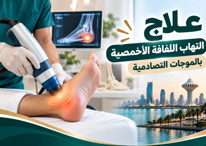 علاج التهاب اللفافة الاخمصية بالموجات التصادمية